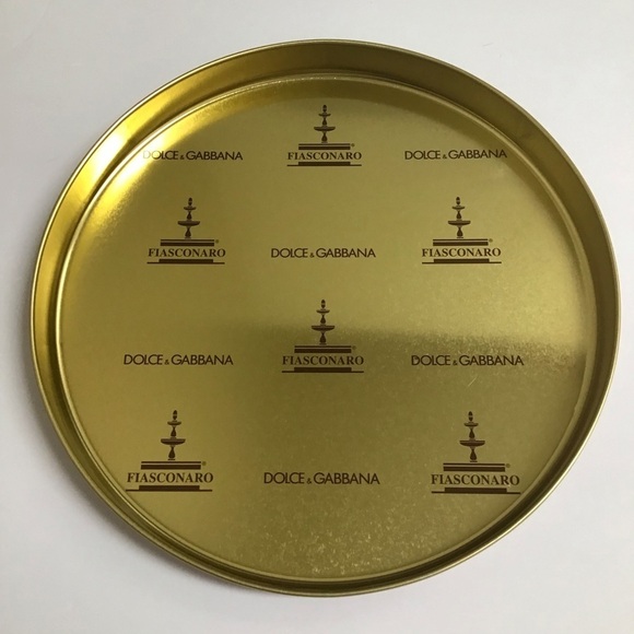 Dolce & Gabbana Tin Made In Italy EMPTY Fiasconaro Panettone LARGE 10” Storage - Picture 4 of 14